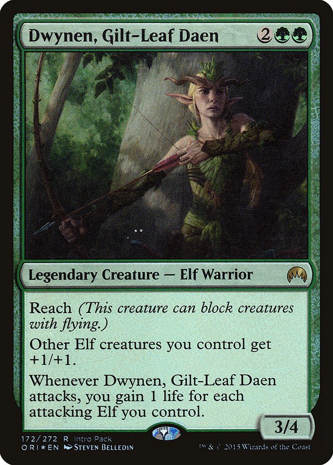 Dwynen, Gilt-Leaf Daen (Intro Pack) [Magic Origins Promos] | Shuffle n Cut Hobbies & Games