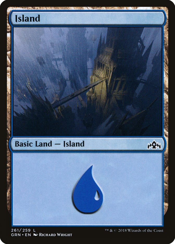 Island (261) [Guilds of Ravnica] | Shuffle n Cut Hobbies & Games