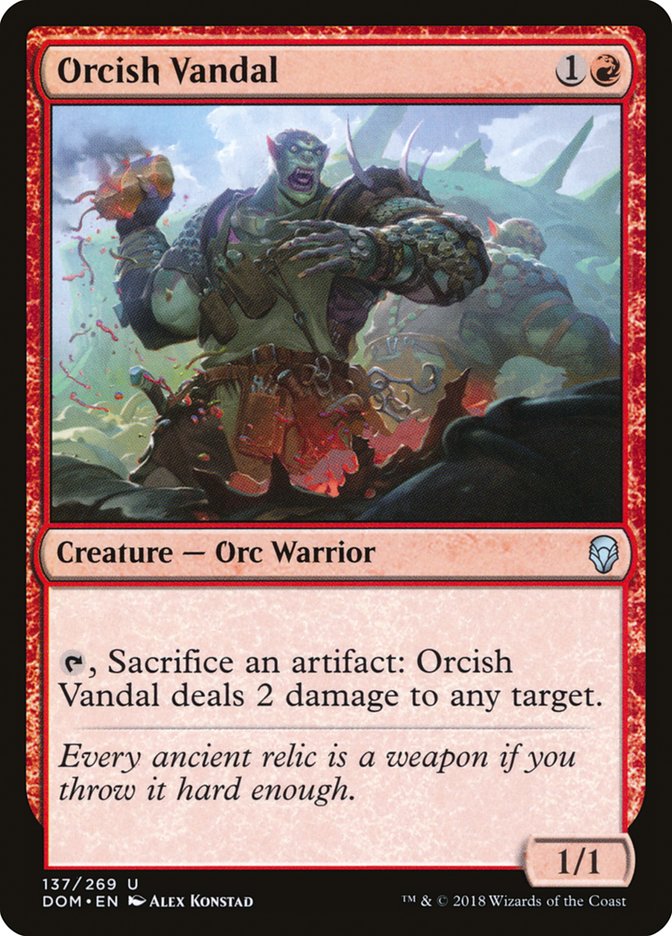 Orcish Vandal [Dominaria] | Shuffle n Cut Hobbies & Games