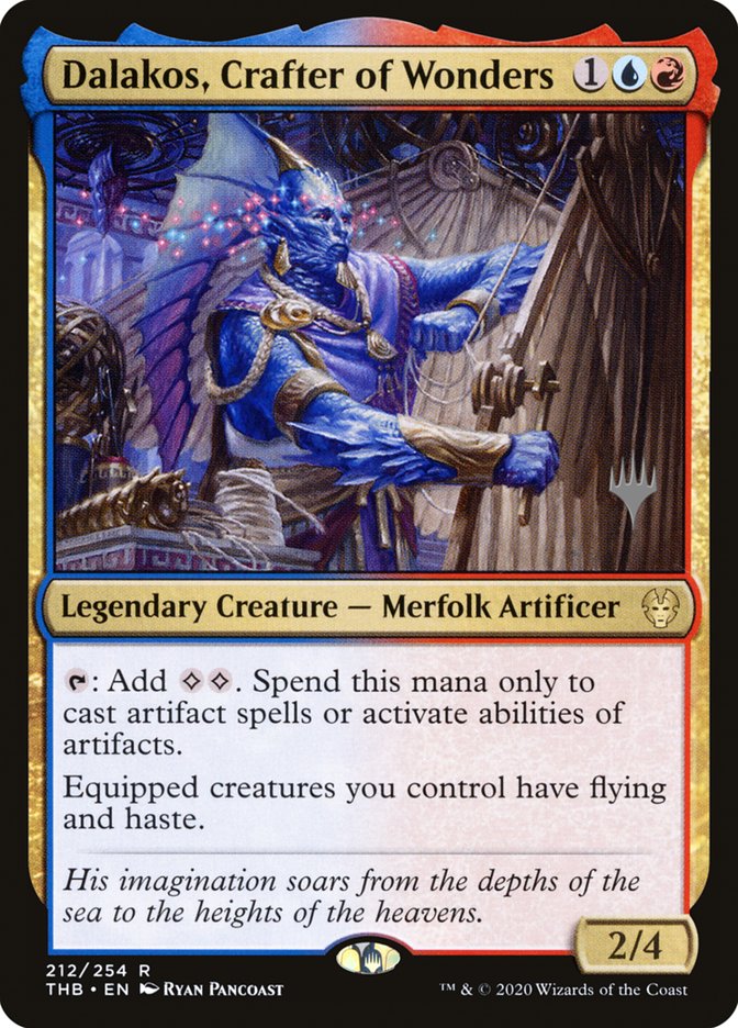 Dalakos, Crafter of Wonders (Promo Pack) [Theros Beyond Death Promos] | Shuffle n Cut Hobbies & Games