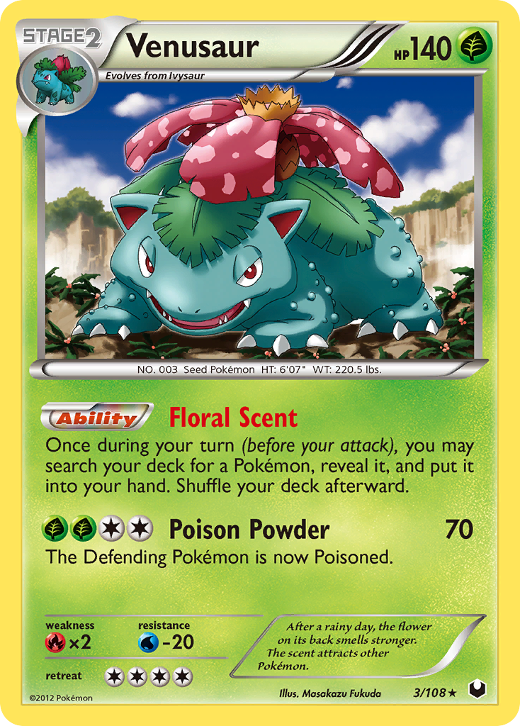 Venusaur (3/108) [Black & White: Dark Explorers] | Shuffle n Cut Hobbies & Games