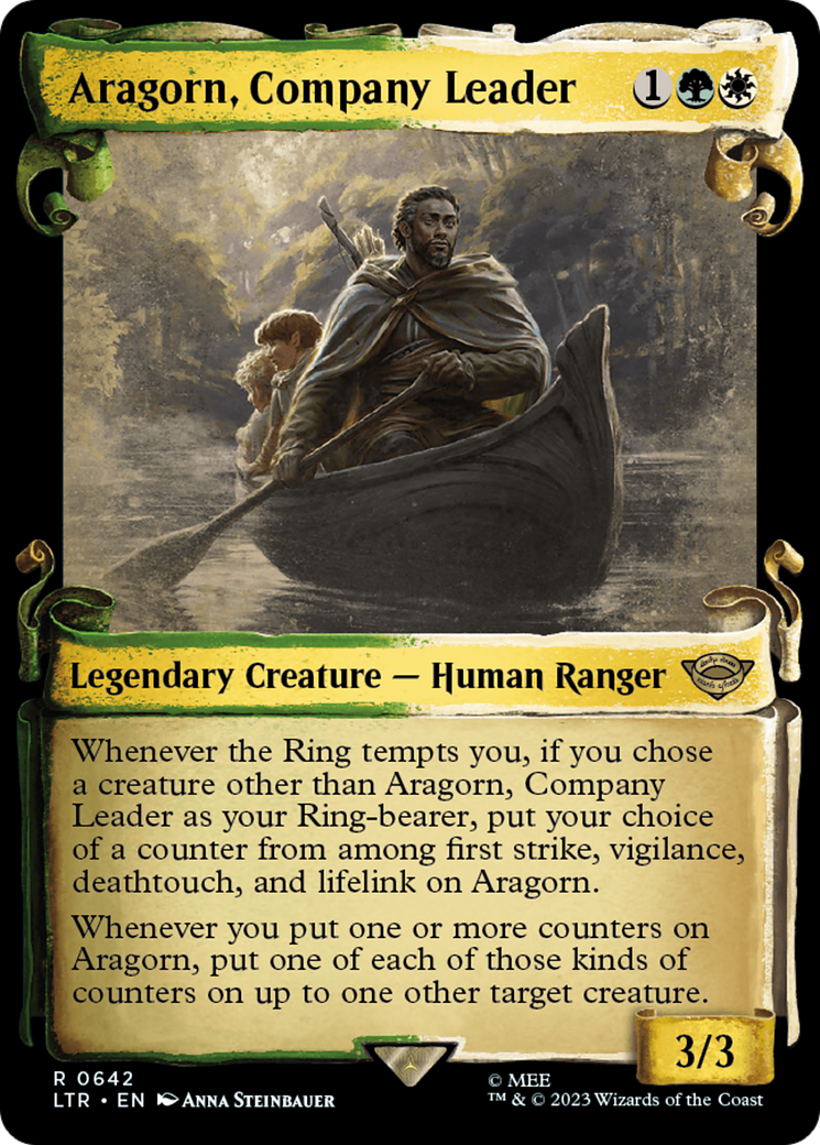 Aragorn, Company Leader [The Lord of the Rings: Tales of Middle-Earth Showcase Scrolls] | Shuffle n Cut Hobbies & Games