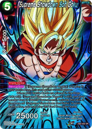 Supreme Showdown Son Goku [TB2-002] | Shuffle n Cut Hobbies & Games