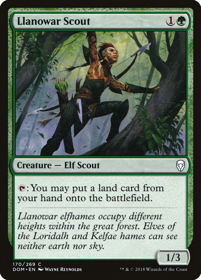 Llanowar Scout [Dominaria] | Shuffle n Cut Hobbies & Games