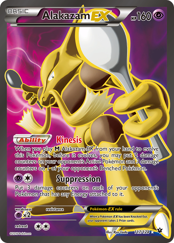 Alakazam EX (117/124) [XY: Fates Collide] | Shuffle n Cut Hobbies & Games