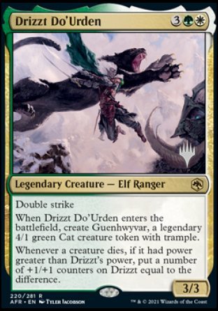 Drizzt Do'Urden (Promo Pack) [Dungeons & Dragons: Adventures in the Forgotten Realms Promos] | Shuffle n Cut Hobbies & Games