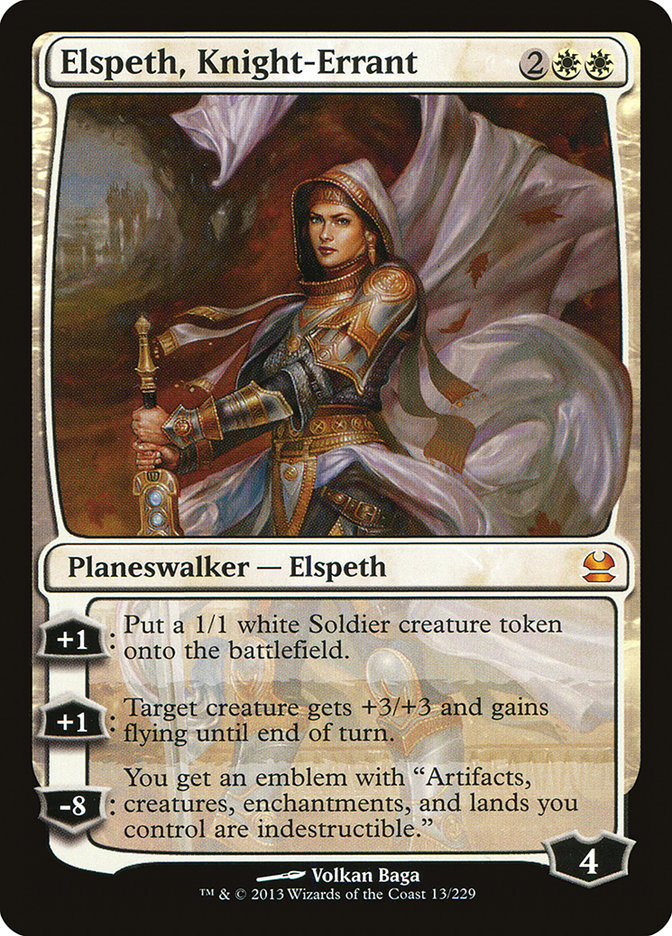 Elspeth, Knight-Errant [Modern Masters] | Shuffle n Cut Hobbies & Games