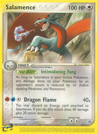 Salamence (19/97) [EX: Dragon] | Shuffle n Cut Hobbies & Games