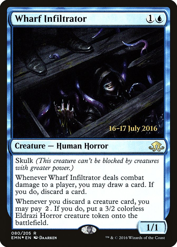 Wharf Infiltrator [Eldritch Moon Prerelease Promos] | Shuffle n Cut Hobbies & Games