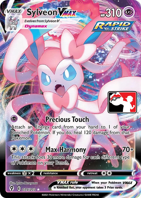 Sylveon VMAX (075/203) [Prize Pack Series One] | Shuffle n Cut Hobbies & Games