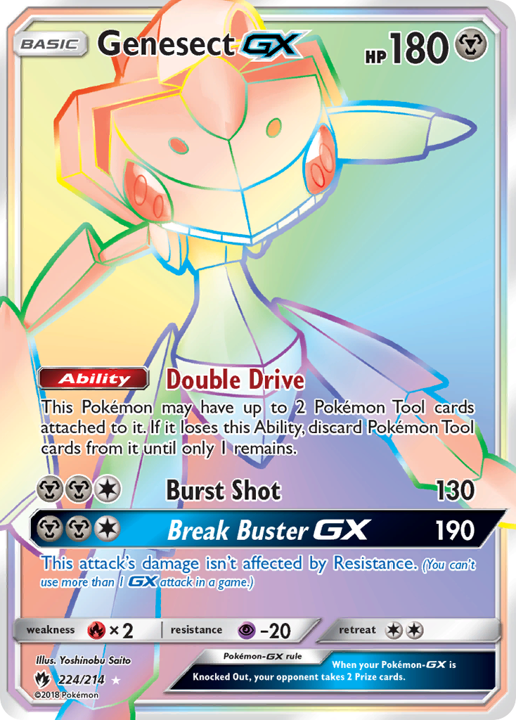 Genesect GX (224/214) [Sun & Moon: Lost Thunder] | Shuffle n Cut Hobbies & Games