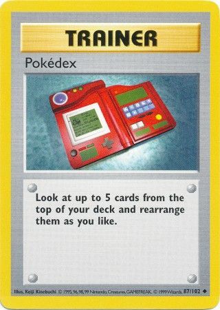 Pokedex (87/102) [Base Set Shadowless Unlimited] | Shuffle n Cut Hobbies & Games