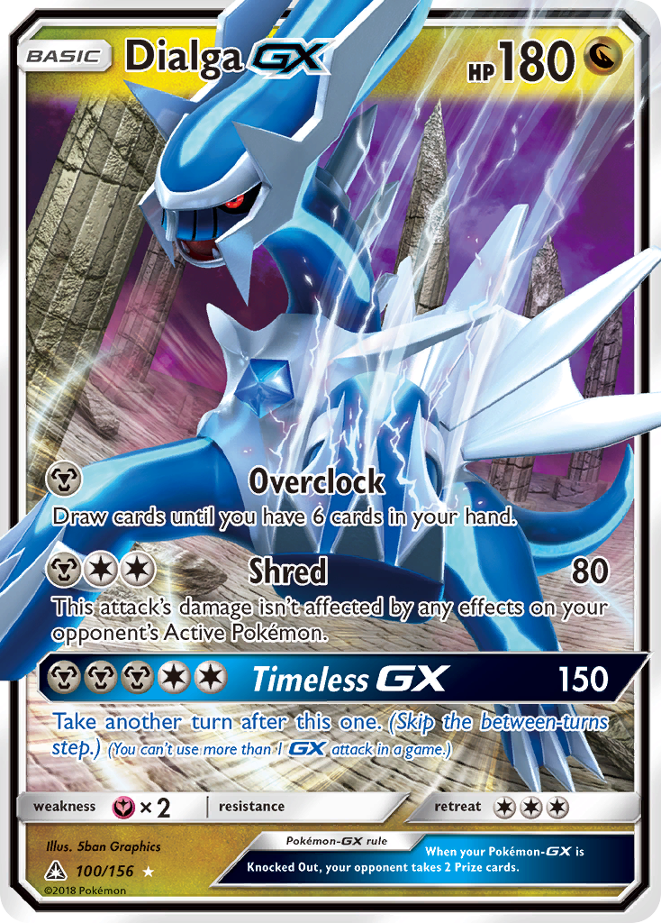 Dialga GX (100/156) [Sun & Moon: Ultra Prism] | Shuffle n Cut Hobbies & Games