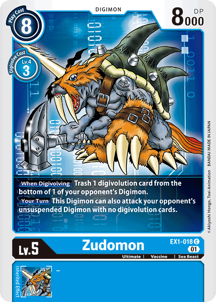 Zudomon [EX1-018] [Classic Collection] | Shuffle n Cut Hobbies & Games