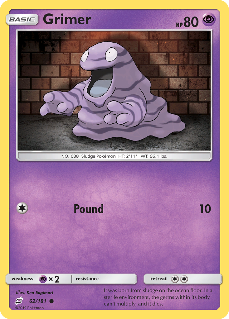 Grimer (62/181) [Sun & Moon: Team Up] | Shuffle n Cut Hobbies & Games