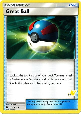 Great Ball (119/149) (Pikachu Stamp #38) [Battle Academy 2020] | Shuffle n Cut Hobbies & Games