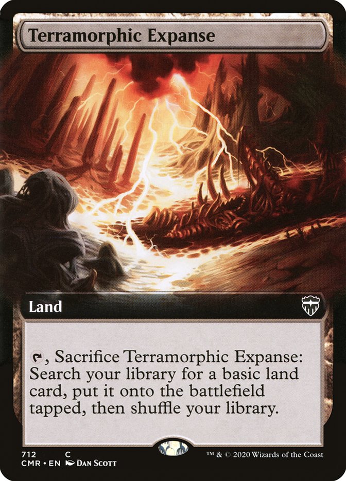 Terramorphic Expanse (Extended Art) [Commander Legends] | Shuffle n Cut Hobbies & Games