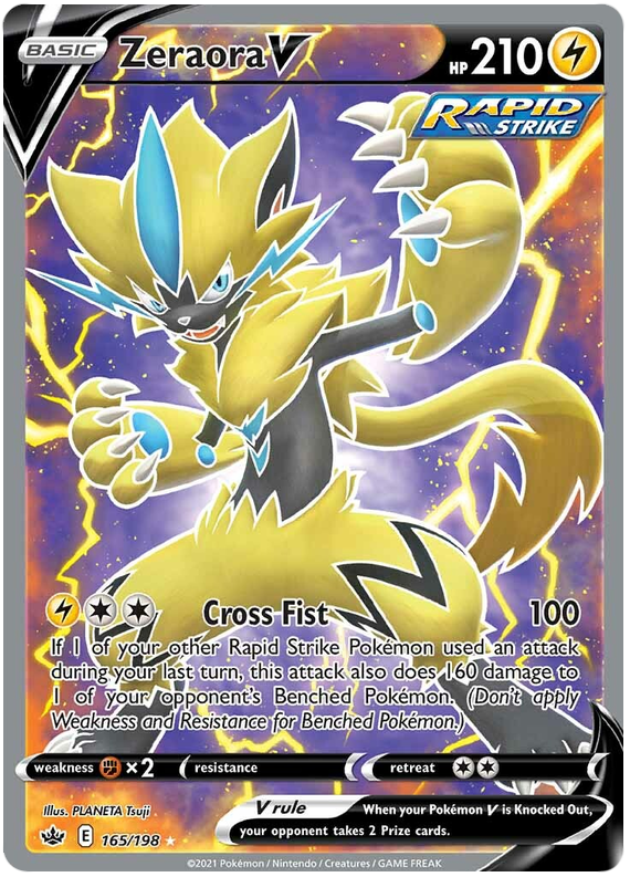 Zeraora V (165/198) [Sword & Shield: Chilling Reign] | Shuffle n Cut Hobbies & Games