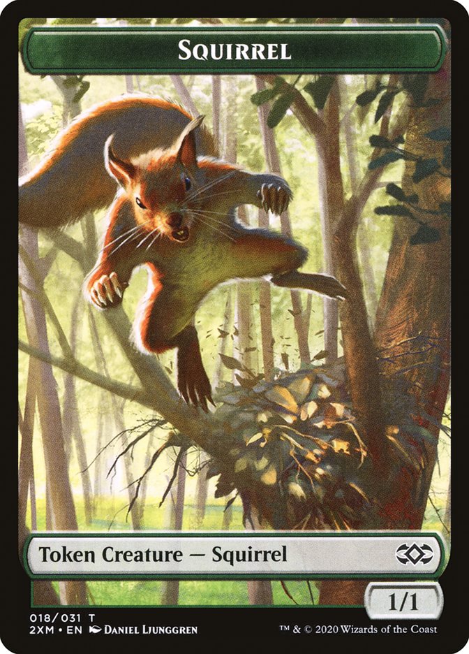 Squirrel Token [Double Masters Tokens] | Shuffle n Cut Hobbies & Games