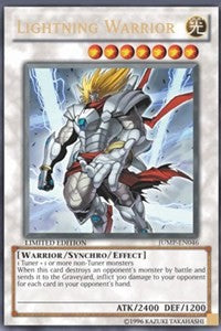 Lightning Warrior [JUMP-EN046] Ultra Rare | Shuffle n Cut Hobbies & Games