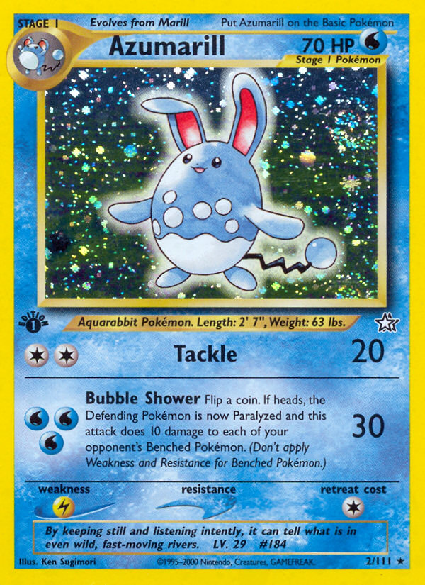 Azumarill (2/111) [Neo Genesis 1st Edition] | Shuffle n Cut Hobbies & Games