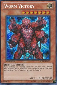 Worm Victory [HA03-EN025] Secret Rare | Shuffle n Cut Hobbies & Games