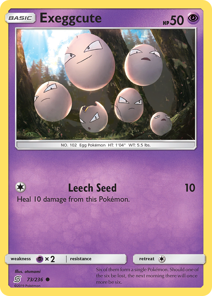 Exeggcute (73/236) [Sun & Moon: Unified Minds] | Shuffle n Cut Hobbies & Games