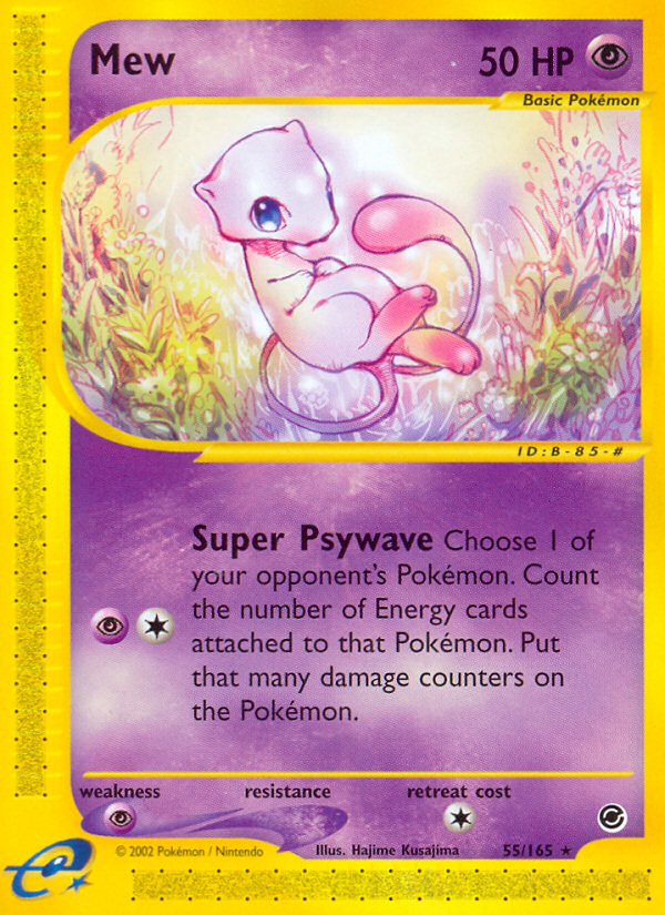 Mew (55/165) [Expedition: Base Set] | Shuffle n Cut Hobbies & Games