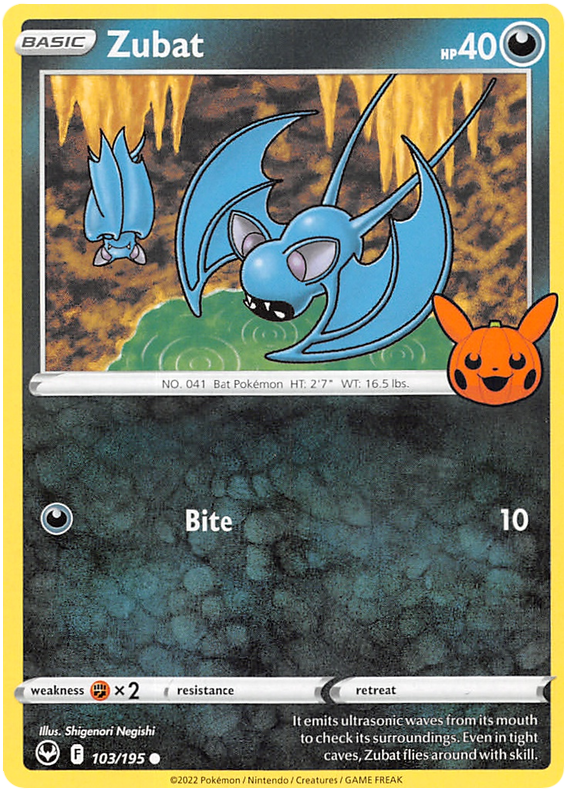 Zubat (103/195) [Trick or Trade 2023] | Shuffle n Cut Hobbies & Games