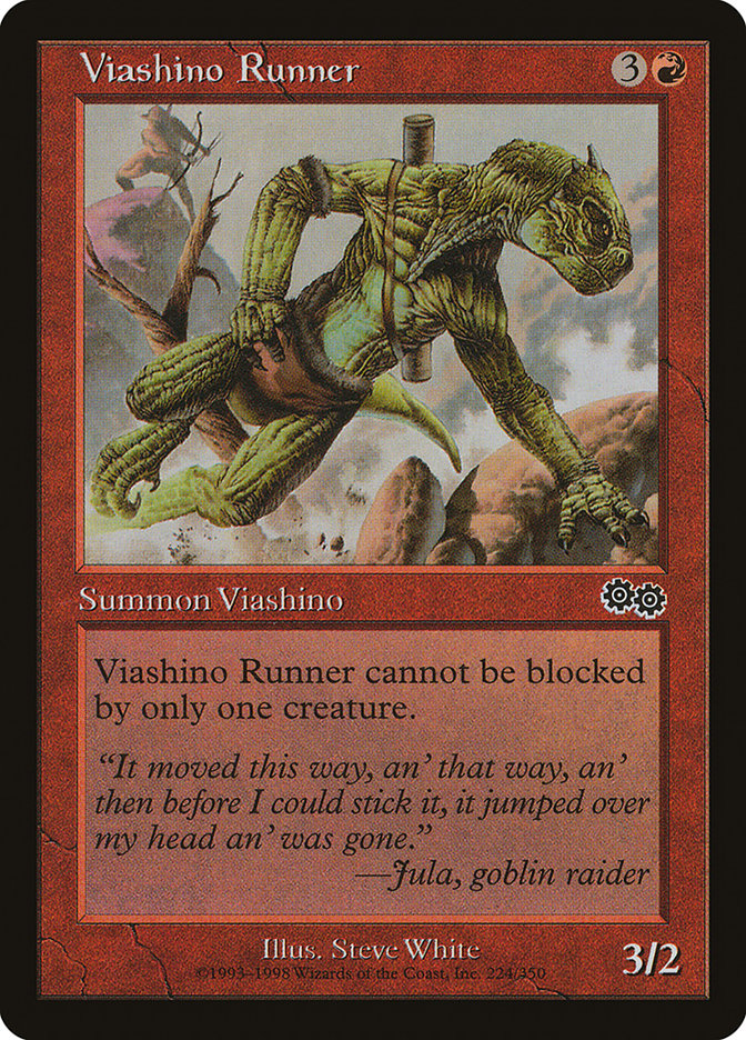 Viashino Runner [Urza's Saga] | Shuffle n Cut Hobbies & Games