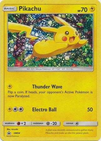 Pikachu (SM04) (General Mills Promo) [Sun & Moon: Black Star Promos] | Shuffle n Cut Hobbies & Games