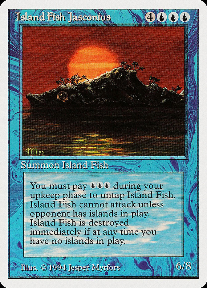 Island Fish Jasconius [Summer Magic / Edgar] | Shuffle n Cut Hobbies & Games