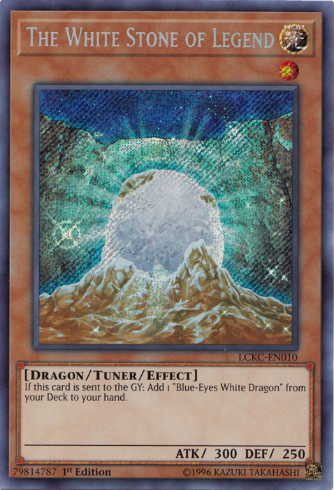 The White Stone of Legend [LCKC-EN010] Secret Rare | Shuffle n Cut Hobbies & Games