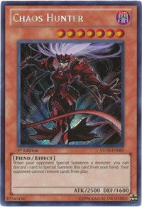 Chaos Hunter [STOR-EN085] Secret Rare | Shuffle n Cut Hobbies & Games