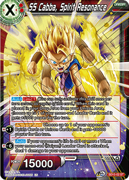 SS Cabba, Spirit Resonance (Starter Deck - Pride of the Saiyans) (SD15-02) [Cross Spirits] | Shuffle n Cut Hobbies & Games