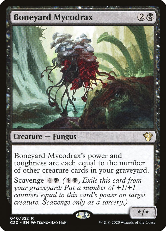 Boneyard Mycodrax [Commander 2020] | Shuffle n Cut Hobbies & Games