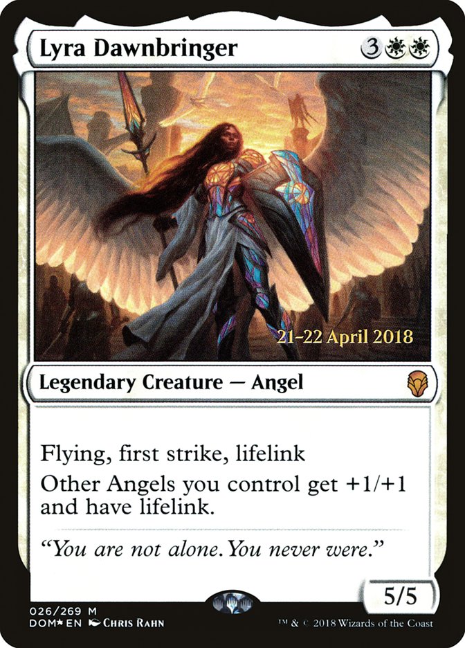 Lyra Dawnbringer [Dominaria Prerelease Promos] | Shuffle n Cut Hobbies & Games