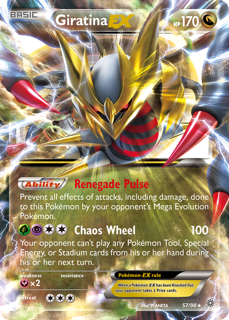 Giratina EX (57/98) [XY: Ancient Origins] | Shuffle n Cut Hobbies & Games