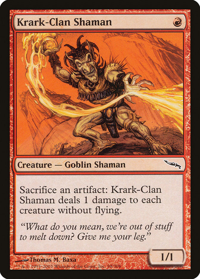 Krark-Clan Shaman [Mirrodin] | Shuffle n Cut Hobbies & Games