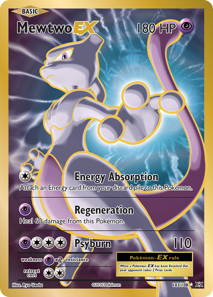 Mewtwo EX (103/108) [XY: Evolutions] | Shuffle n Cut Hobbies & Games