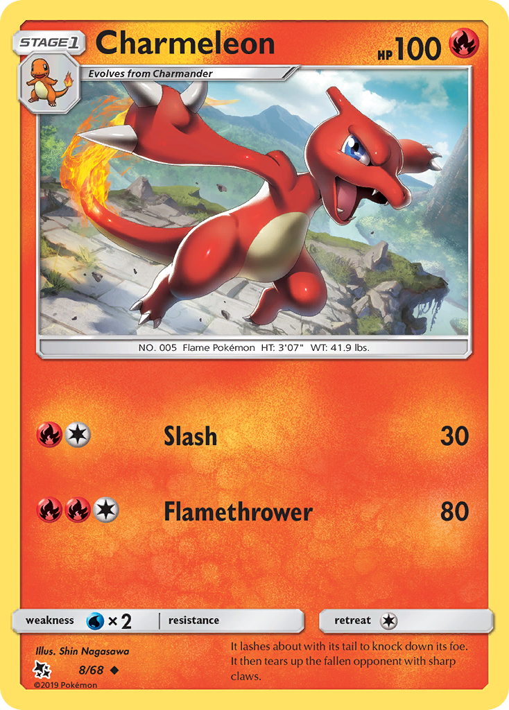 Charmeleon (8/68) [Sun & Moon: Hidden Fates] | Shuffle n Cut Hobbies & Games