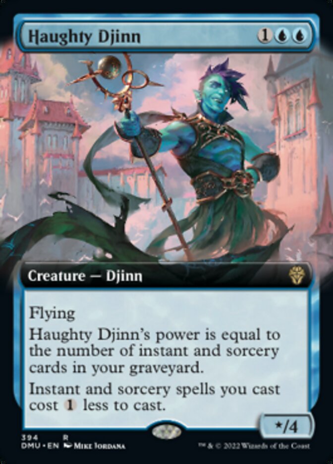 Haughty Djinn (Extended Art) [Dominaria United] | Shuffle n Cut Hobbies & Games