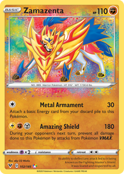 Zamazenta (102/185) [Sword & Shield: Vivid Voltage] | Shuffle n Cut Hobbies & Games