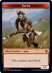 Satyr // Nightmare Double-Sided Token [Theros Beyond Death Tokens] | Shuffle n Cut Hobbies & Games