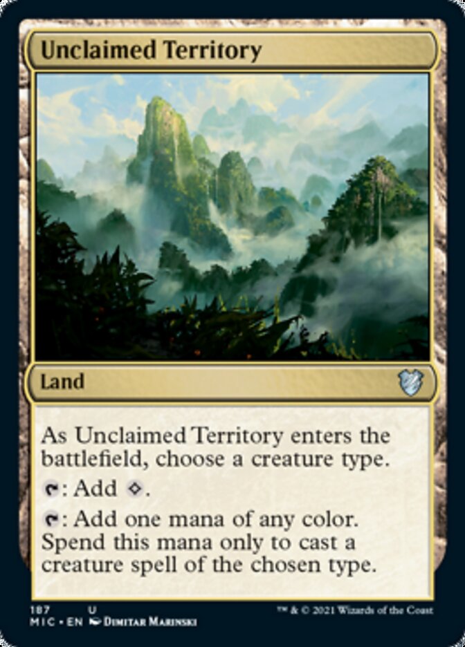 Unclaimed Territory [Innistrad: Midnight Hunt Commander] | Shuffle n Cut Hobbies & Games