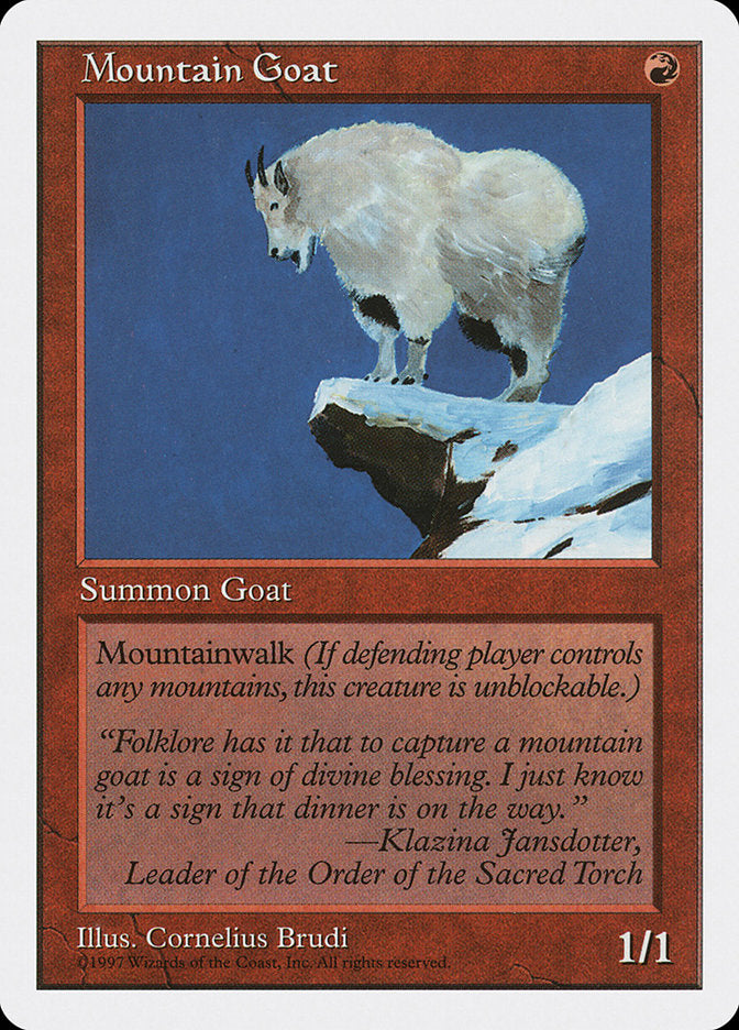 Mountain Goat [Fifth Edition] | Shuffle n Cut Hobbies & Games