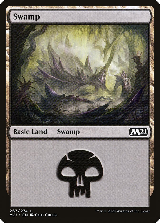 Swamp (267) [Core Set 2021] | Shuffle n Cut Hobbies & Games