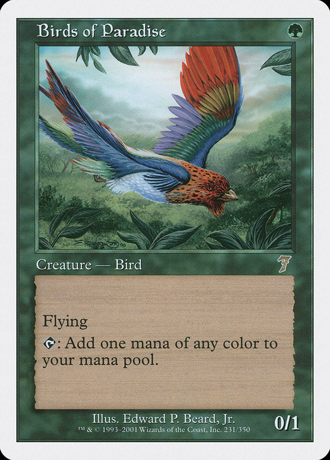 Birds of Paradise [Seventh Edition] | Shuffle n Cut Hobbies & Games