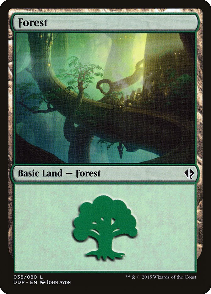 Forest (38) [Duel Decks: Zendikar vs. Eldrazi] | Shuffle n Cut Hobbies & Games