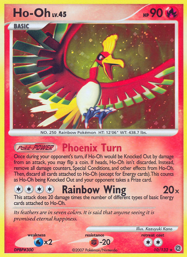 Ho-Oh (10/132) [Diamond & Pearl: Secret Wonders] | Shuffle n Cut Hobbies & Games